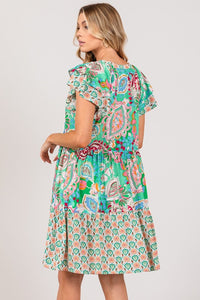 BB - Mint Paisley dress